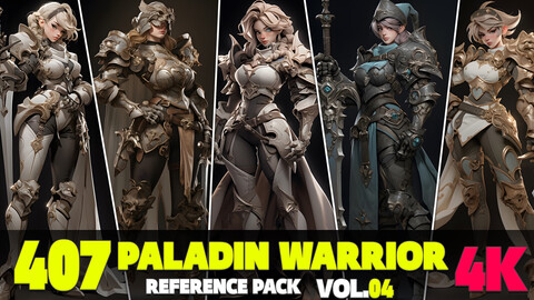 407 4K Paladin Warrior Reference Pack Vol.04