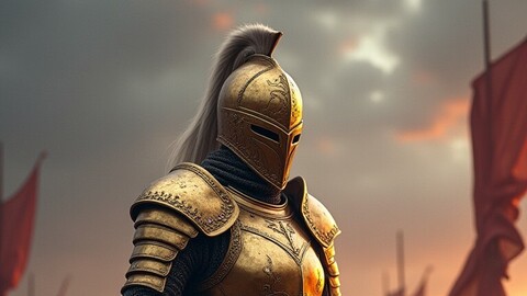 Epic Knight Stock Images