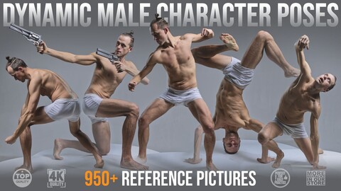 970+ Dynamic Male Character Poses