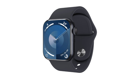 Apple Watch Series 9 Sport Band Midnight Color 3ds Max