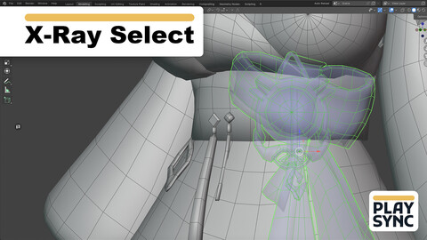 X-Ray Select: Advanced X-Ray Mode for Blender [Blender Add-on]