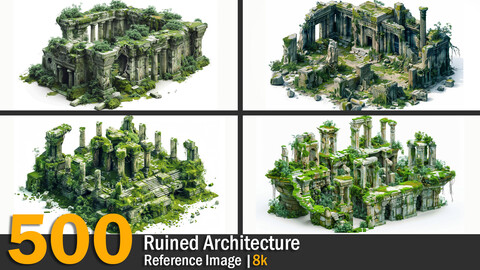 Ruined Architecture | Reference Images | 8K