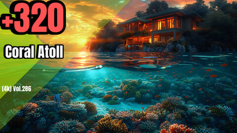 +320 Coral Atoll Environment Concept (4k)