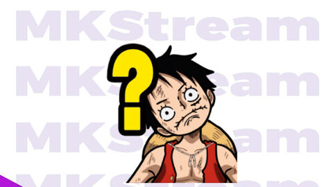 Twitch animated emotes one piece luffy confused gif