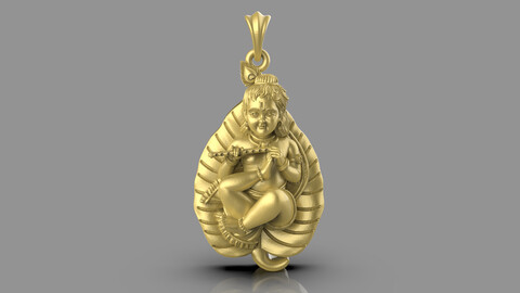 Little Krishna Pendant File