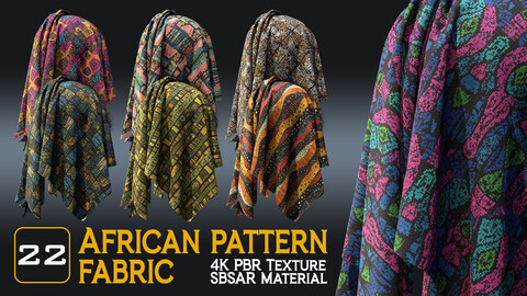 African Pattern Fabric (Vol. 03)