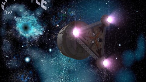 USS Palomino - The Black HOLE "Lightwave3d"