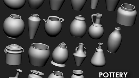 Pottery Collection IMM Brush Pack (22 in One) vol. 1