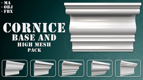 70 Cornice Base and High Mesh Pack