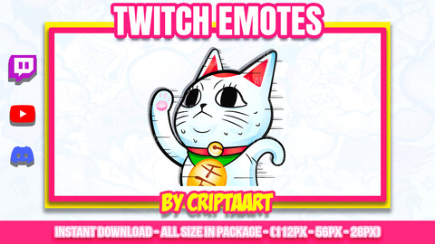 Turbo Granny Running Twitch Emote, Raid, DandaDan Sub Emoji, Cat, Channel Points Anime / Stream Graphics, Discord, Kick, Tiktok, Youtube