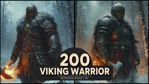 Viking Warrior 4K Reference/Concept Images