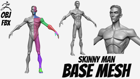 SKINNY MAN BASE MESH