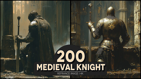 Medieval Knight 4K Reference/Concept Images