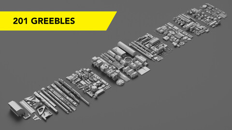 201 Sub-D Greebles