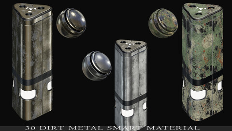 Metal Smart Materials  and PBR Textures