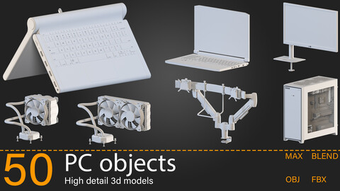 50-PC objects-Kitbash -vol.01