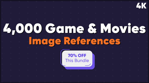 4000 Game & Movies Image References |MEGA PACK| 70% OFF