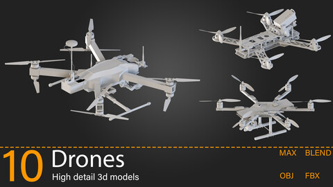 10-Drones-Kitbash-vol.01