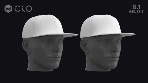 BASIC SNAPBACKS (6 and 5 panel) – zprj obj fbx highpoly