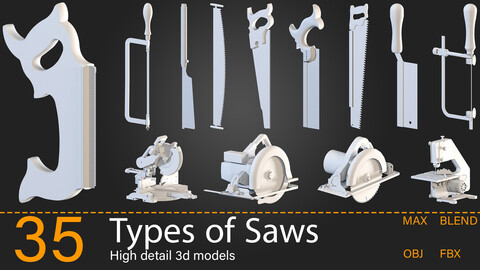 35-Types of Saws-Kitbash -vol.02