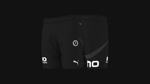 PUMA - SHORTS 24/25 MOCKUP for CLO3D and Marvelous Designer