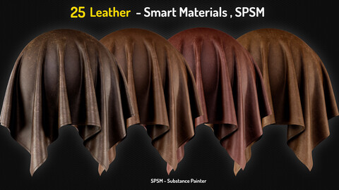 25 Leather Smart Materials - Vol 18 + 2 Free Samples