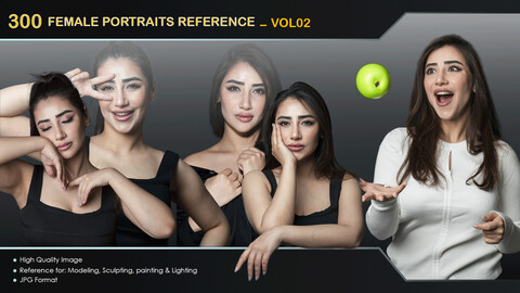 Female Portraits Reference VOL02