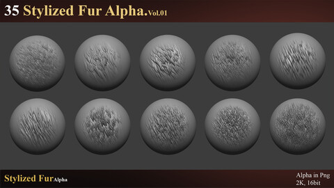 Stylized Fur Alpha