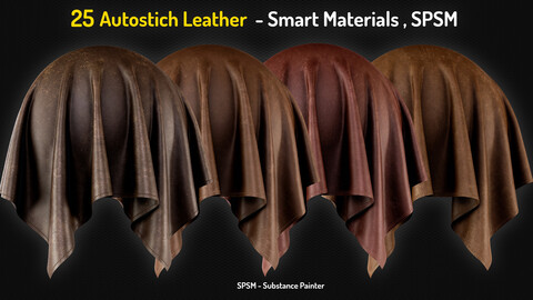 25 Autostich Leather Smart Materials - Vol 20 + 2 Free Samples