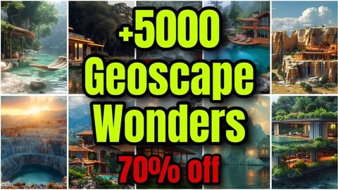 +5000 Geoscape Wonders 75% OFF