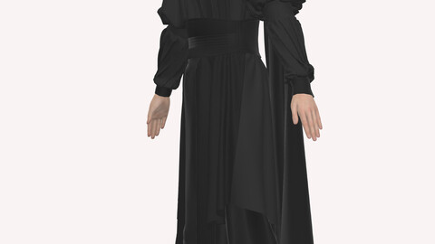 Sith inspired garment (4th edition) in Style3d Atelier