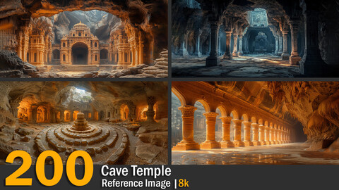 Cave Temple | Reference Images | 8K