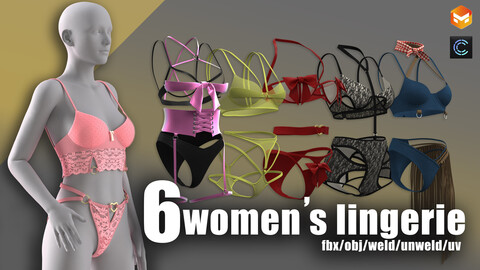 6 women's lingerie/clo3d/marvelous/dress