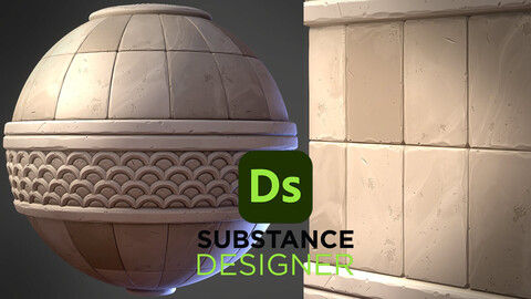 Stylized Stone Fantasy Wall - Substance 3D Designer