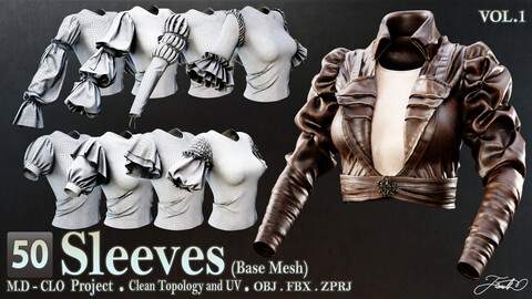 50 Sleeve (Base Mesh) - Vol 01