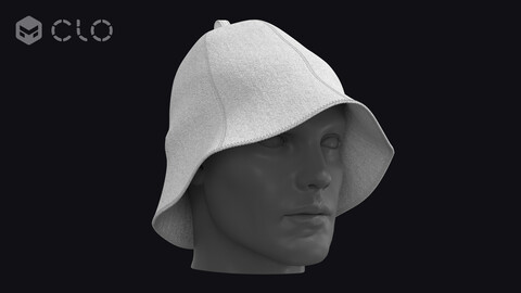 BASIC SAUNA FELT HAT – zpac obj fbx highpoly