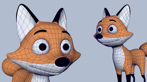 Cartoon fox