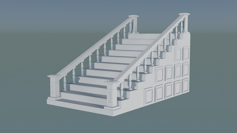 Staircase Models Built for Virtual and Physical Worlds