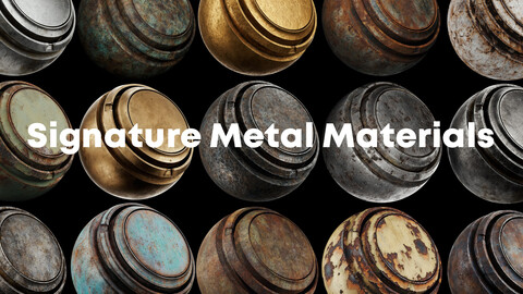 Signature Metal Smart Materials Substance 3d painter