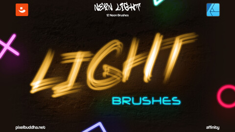 Neon Light Affinity Brushes