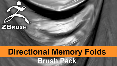 Zbrush directional memory fold brush pack