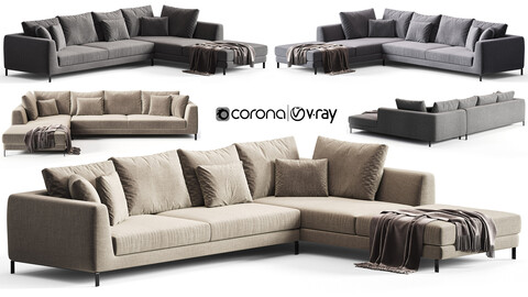 B&B ITALIA Ray Corner Sectional Sofa