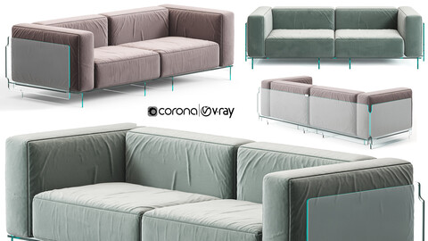 Glas Italia Crystal Lounge Sofa