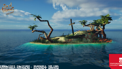 Stylised // Boat // Island