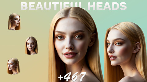 467 Beautiful Blonde Female Head Reference Images | Chatacter References