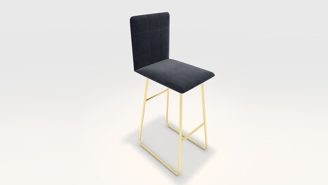 3D Model Bar Stool 34