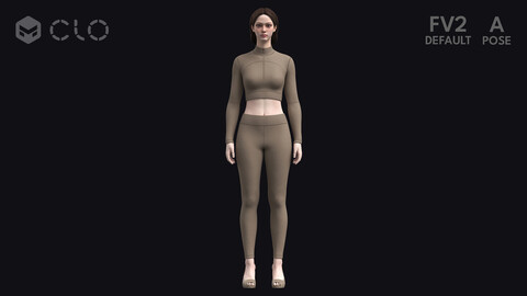 YOGA SUIT outfit – zpac obj fbx highpoly