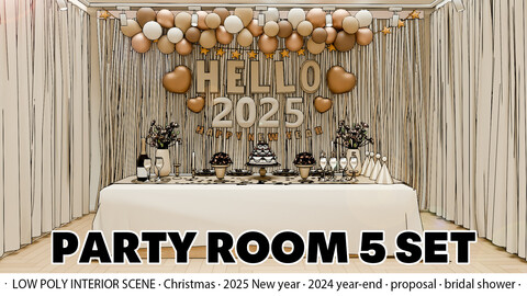 2024-2025 Event room, Party room 5 set