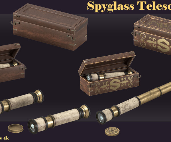 Artstation - Spyglass Telescope 01 