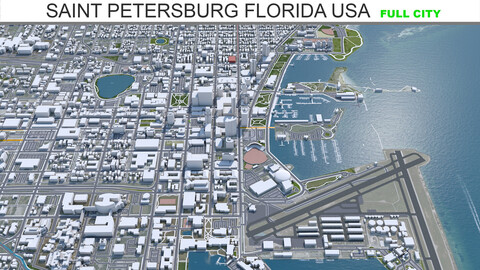 Saint Petersburg Florida USA 40km